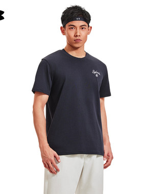 清仓安德玛UA库里Curry男子健身训练刺绣小标运动短袖T恤1383379