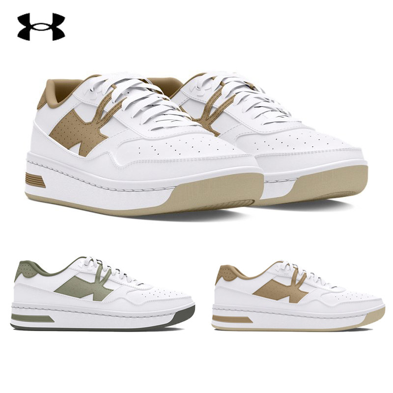 安德玛UA板鞋女子2025春夏新款 Court拼接轻便运动休闲鞋3028766