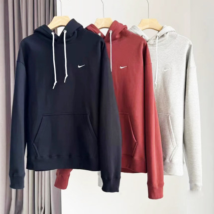 NIKE耐克男子M NK SOLO SWSH FLC PO HOODIE运动套头卫衣DX1355