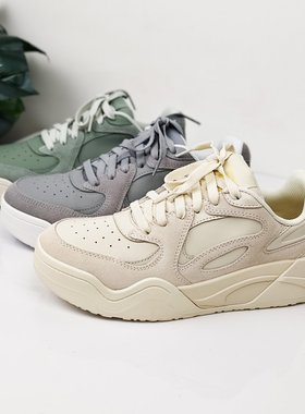 安德玛UA男女鞋25秋冬Court Anatomix情侣绒面运动休闲鞋6000063