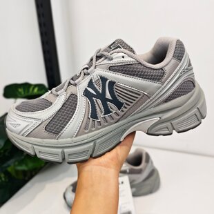 MLB男女鞋25秋新款情侣老爹鞋NY复古撞色休闲运动跑步鞋3ARNR055N