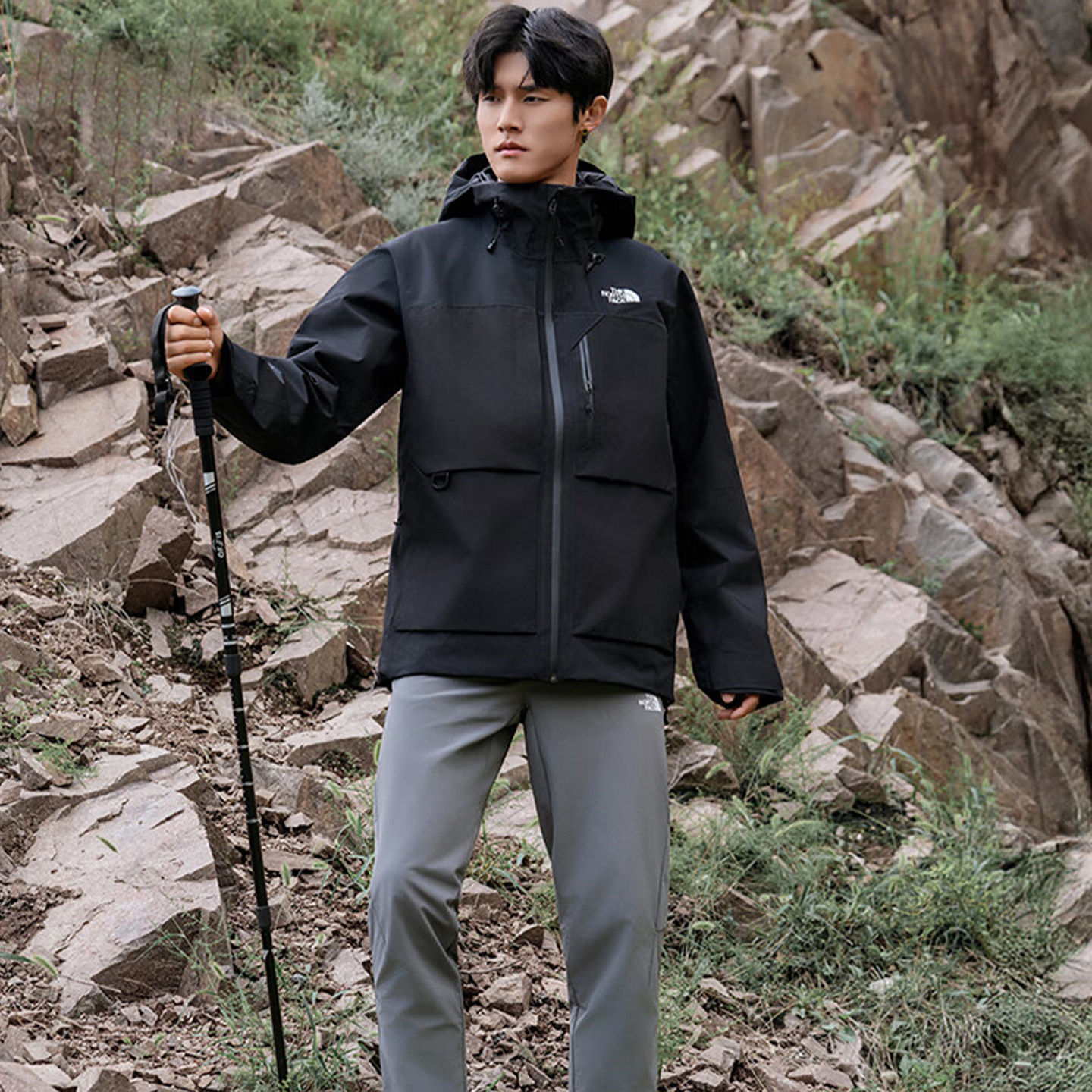 TheNorthFace北面冲锋衣男25秋冬新款户外防水软壳内胆三合一89ZS