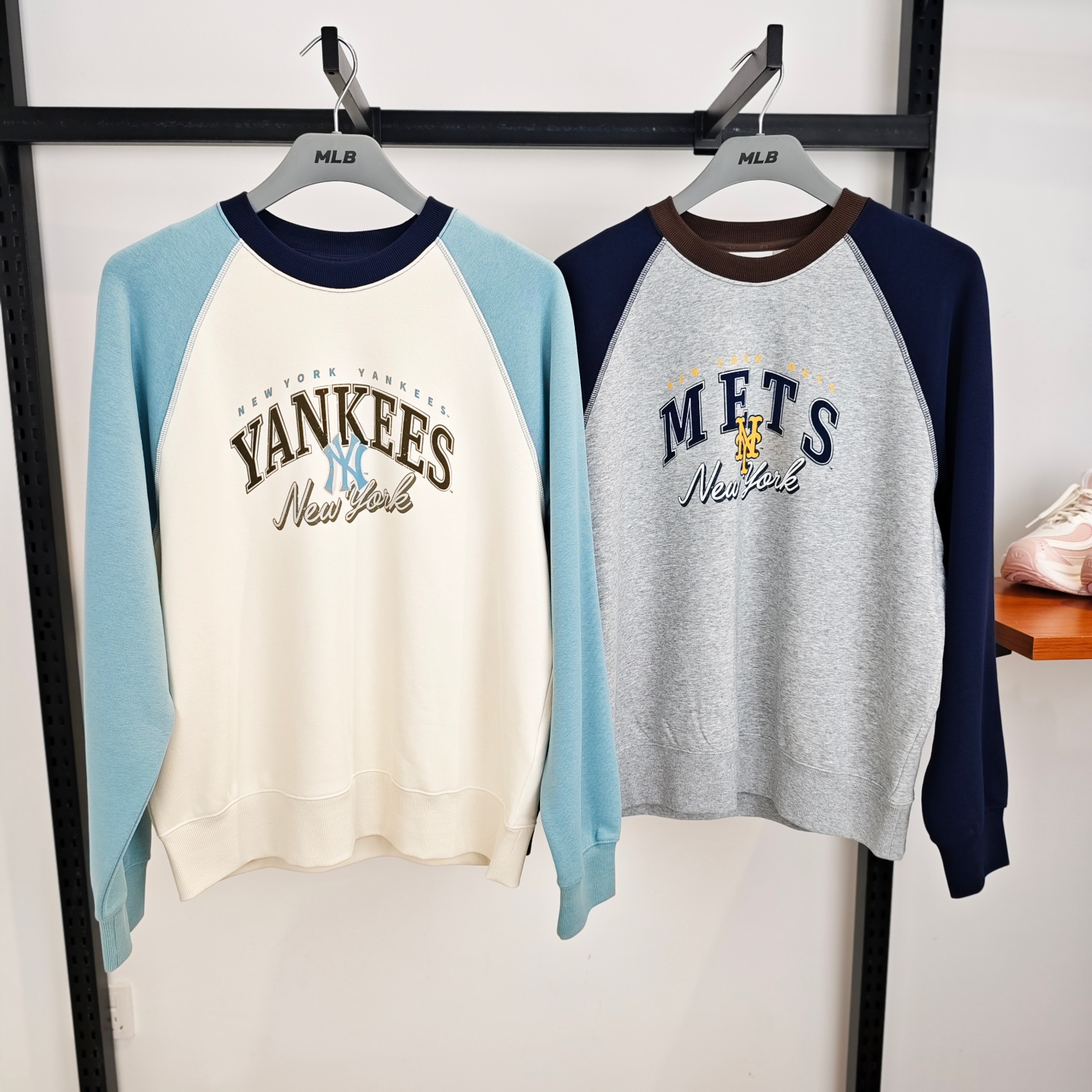 MLB情侣卫衣男女休闲运动套头衫