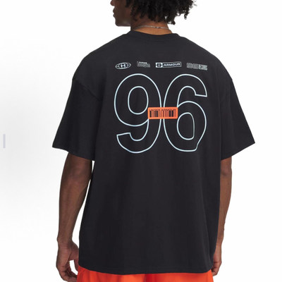 安德玛UA男子25新款Hoops健身训练运动休闲圆领短袖T恤 1390189