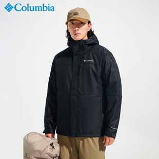 Columbia哥伦比亚男子25秋冬新款 户外热能夹棉防水冲锋衣WE6558