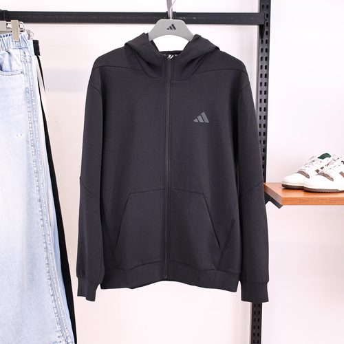 阿迪达斯男子连帽夹克外套