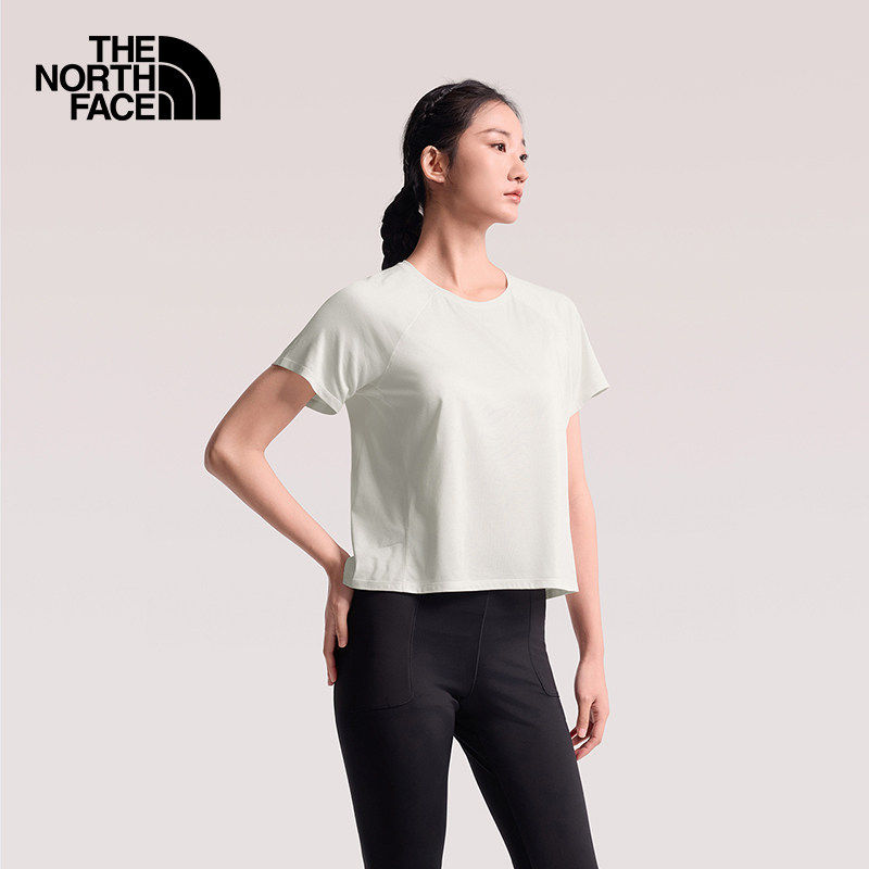 TheNorthFace北面女子短袖26春夏新款户外运动Jaida速干衣T恤8GXW