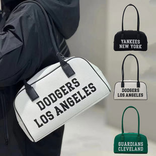 MLB包包男女通用24新款情侣保龄球包运动单肩包腋下包3ABQL014N
