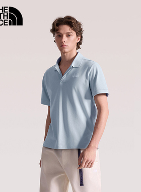 TheNorthFace北面26春夏新款男户外休闲舒适透气短袖POLO衫8FZV