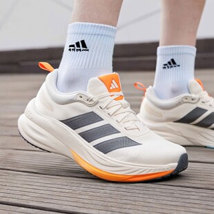 26新款adidas阿迪达斯男女跑步鞋缓震透气运动鞋KJ4606/KJ4607