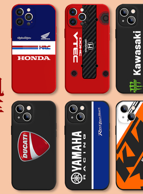 KTM手机壳jdm川崎适用苹果16本田iPhone15雅马哈12杜卡迪11promax机车8plus摩托车x周边xr套14男YAMAHA潮牌13