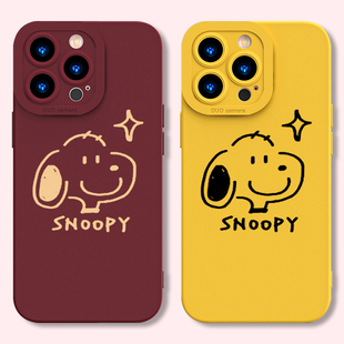 史努比手机壳苹果15iPhone14联名13promax周边snoopy小狗12小米11华为mate60史路比卡通vivo可爱oppo狗16适用