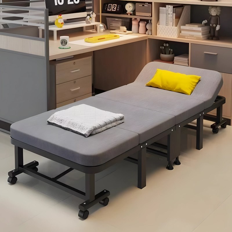 热销折叠床单人午休简易床办公室午睡神器可携式行军床医院陪护床
