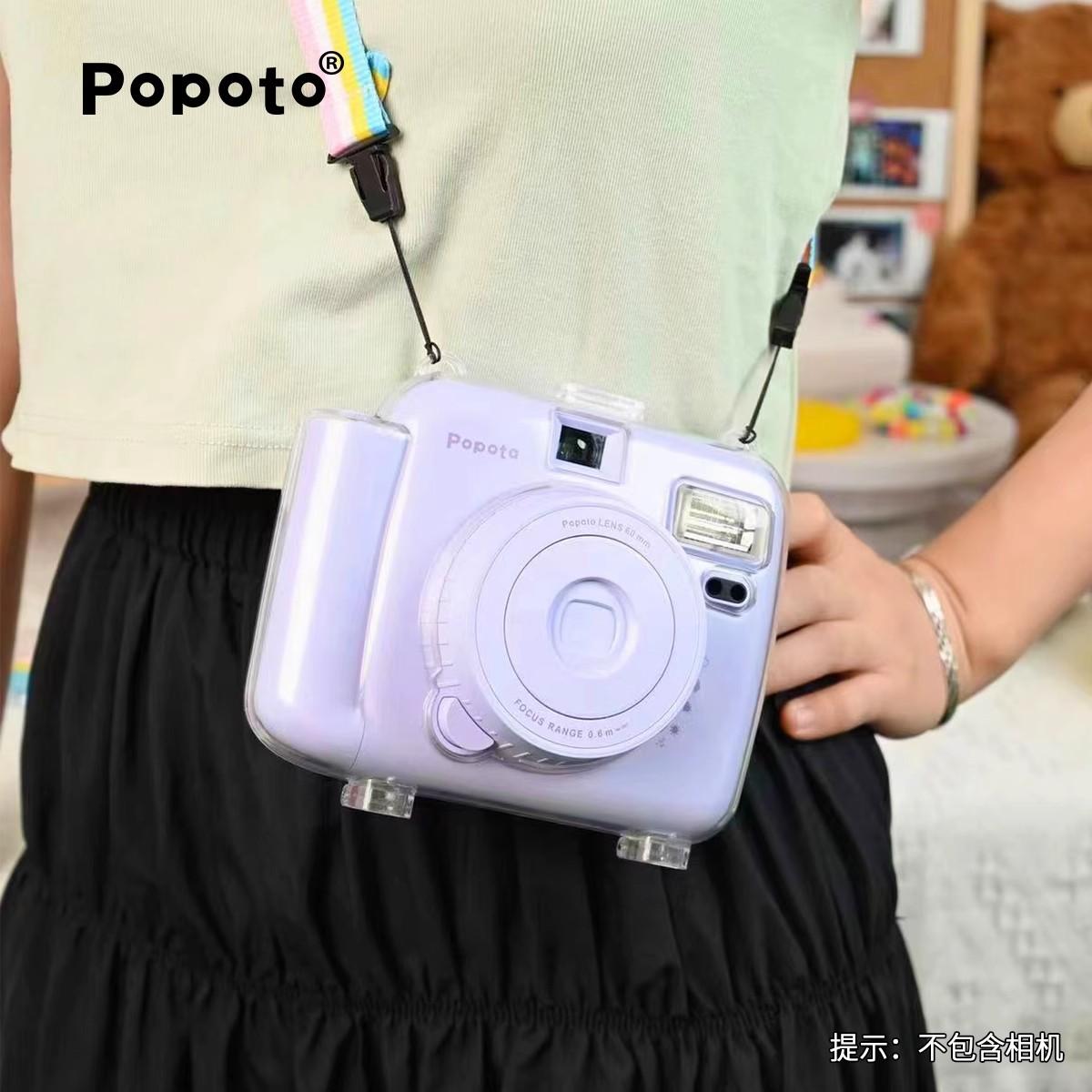 POPOto拍立得透明水晶保护壳