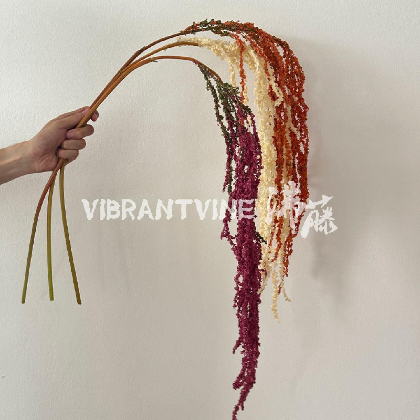 仿真吊米情人泪柔丽丝婚礼婚庆背景墙吊顶花材婚房布置假花仿真花