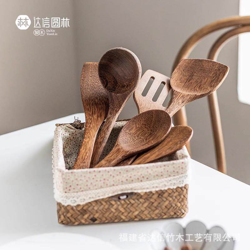 鸡翅木锅铲家用厨房不木粘锅专用木勺耐温的木炒菜铲头木铲质子
