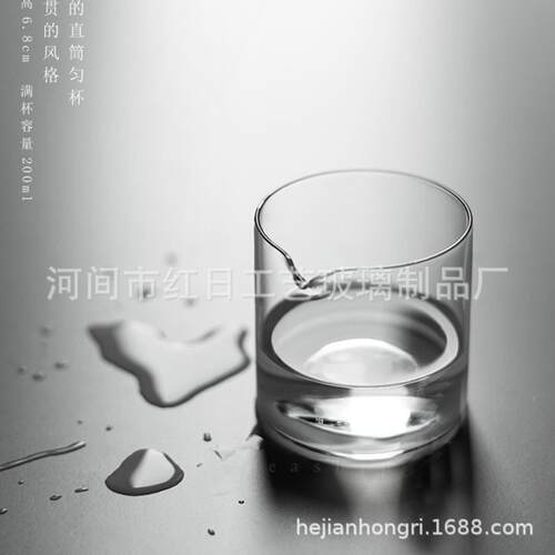 现货供应日式无由直筒耐热玻璃