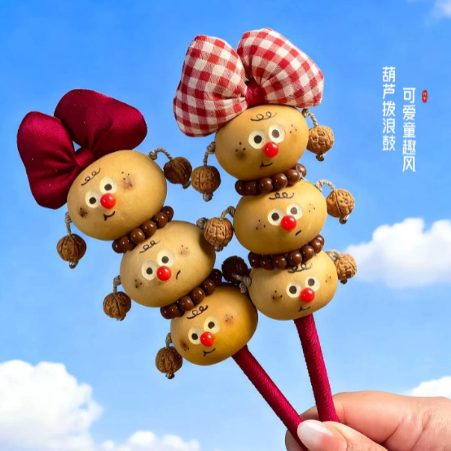 手工烙画小葫芦文创摆件