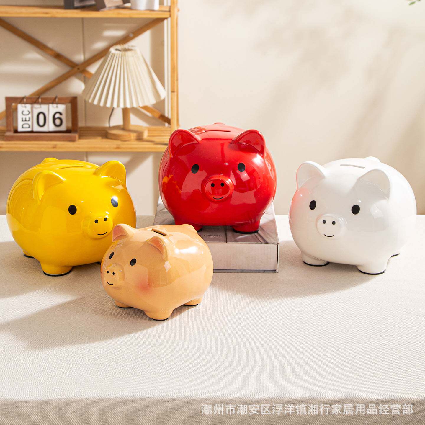 2026年新款金猪储蓄存钱罐只进不出招财创意摆件开业摆件