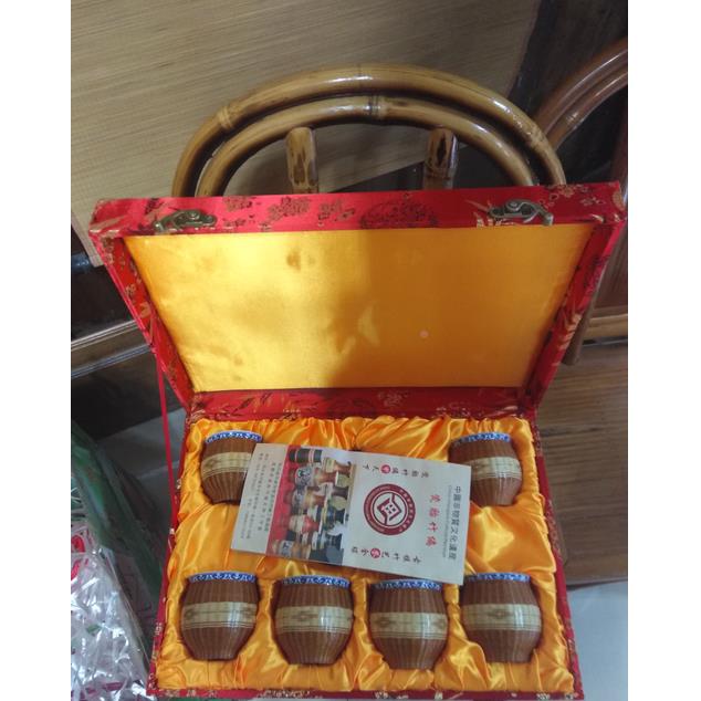 茶具瓷竹编丝扣竹瓷细竹丝品胎成都艺特色手工竹制705品非遗竹条