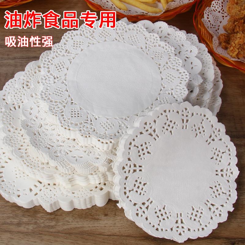 长花底纸方形花边纸垫盘纸吸纸厨蛋房家用油油烘焙炸点心糕花底纸