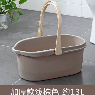 拖把池可移动一体式室外洗拖把池地盆塑料洗墩布池子单桶家用大号