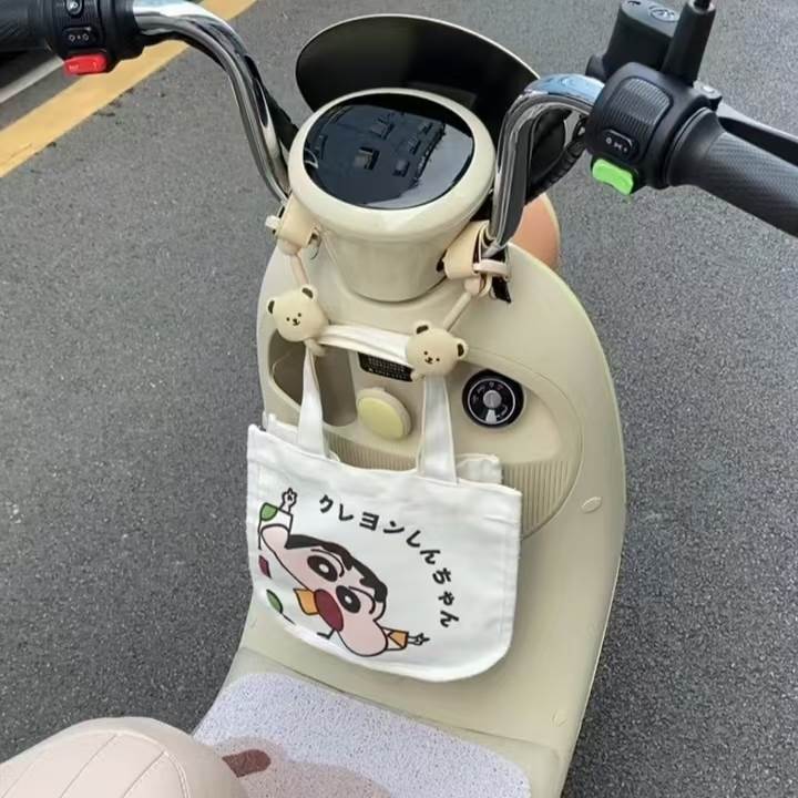 电动车挂钩前置通用卡通小熊可爱挂钩婴儿车推车挂钩超强承重挂钩