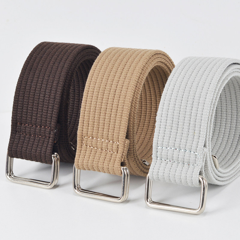 新潮款帆布腰带男女年轻人双环扣编织裤带百搭时尚个性黑色皮腰带,服饰配件/皮带/帽子/围巾,腰带/皮带/腰链,淘宝优惠券,粉丝福利购,淘宝优惠卷