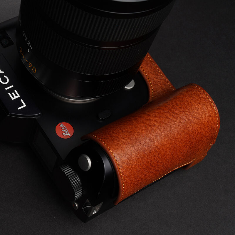ICESHU适用原创真皮Leica徕卡SLTyp601相机包SL2皮套SL2S保护套牛