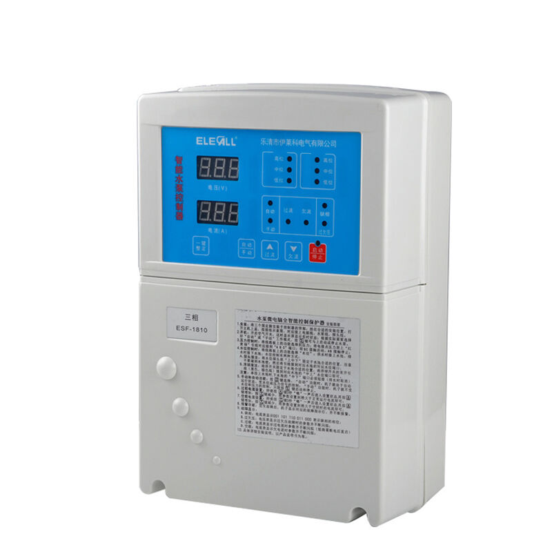 伊莱科（ELECALL）ESF-1810C水泵控制器10KW三相智能液位水位控制