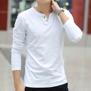 Men long sleeve T shirts autumn cotton shirt tops for man