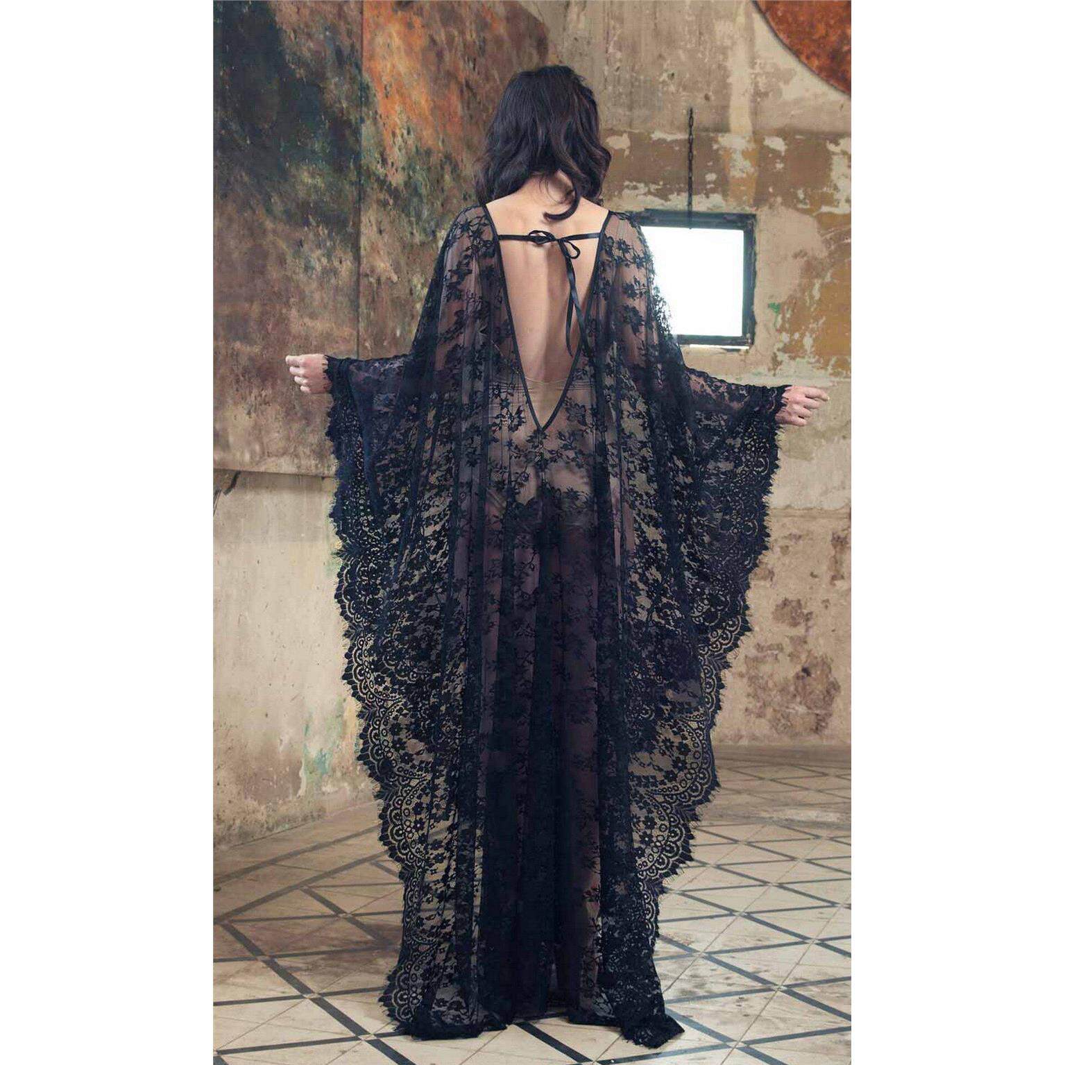 加肥加大加长款蕾丝沙滩裙宽松比基尼罩衫泳衣外搭沙滩裹裙披纱