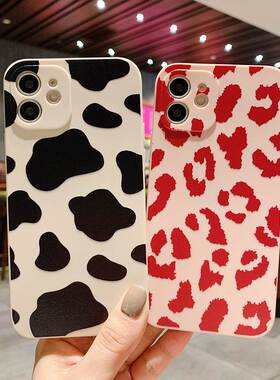 Fashion leopard Silicon Case Cover for Iphone 15 14 13 12 11 XR XS PRO MAX MINI 8 7 PLUS