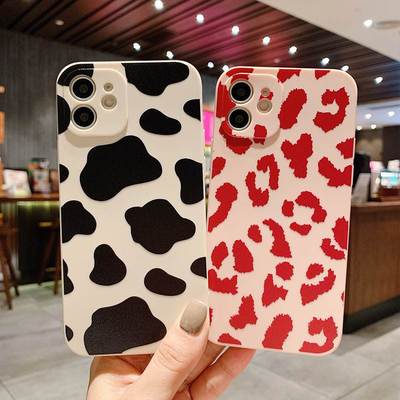 Fashion leopard Silicon Case Cover for Iphone 15 14 13 12 11 XR XS PRO MAX MINI 8 7 PLUS