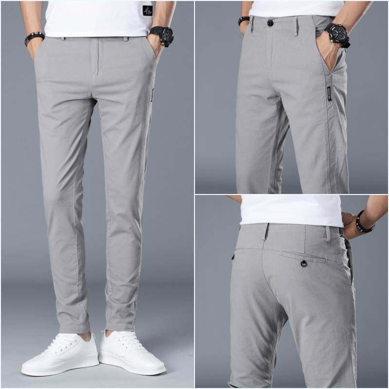 casual cotton trousers khaki men chino straight pants休闲裤,男装,休闲裤,淘宝优惠券,粉丝福利购,淘宝优惠卷