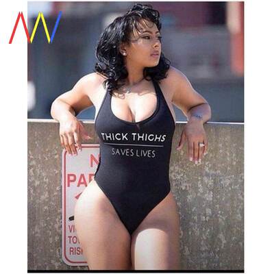 OnePiece Swimsuit Swimwear Women Plus Size Bodysuit Bathing