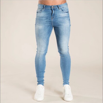 Man Plus Size Clothes Pants skinny Jeans Trousers For Men