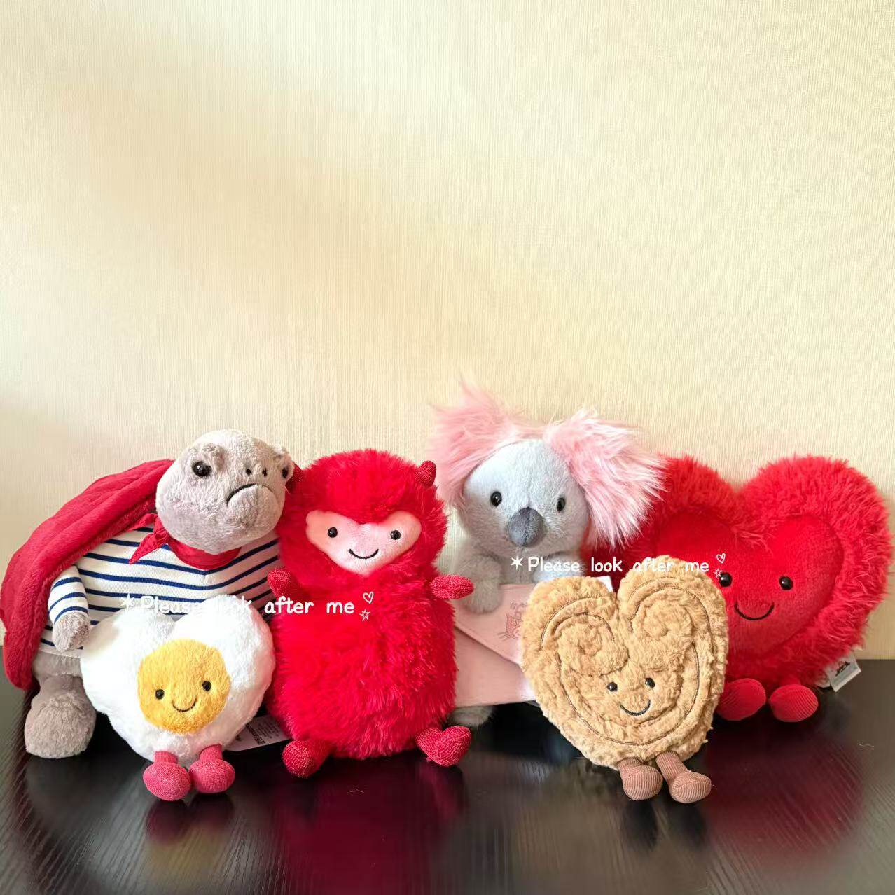 英国JELLYCAT信使考拉蝴蝶酥信札图片