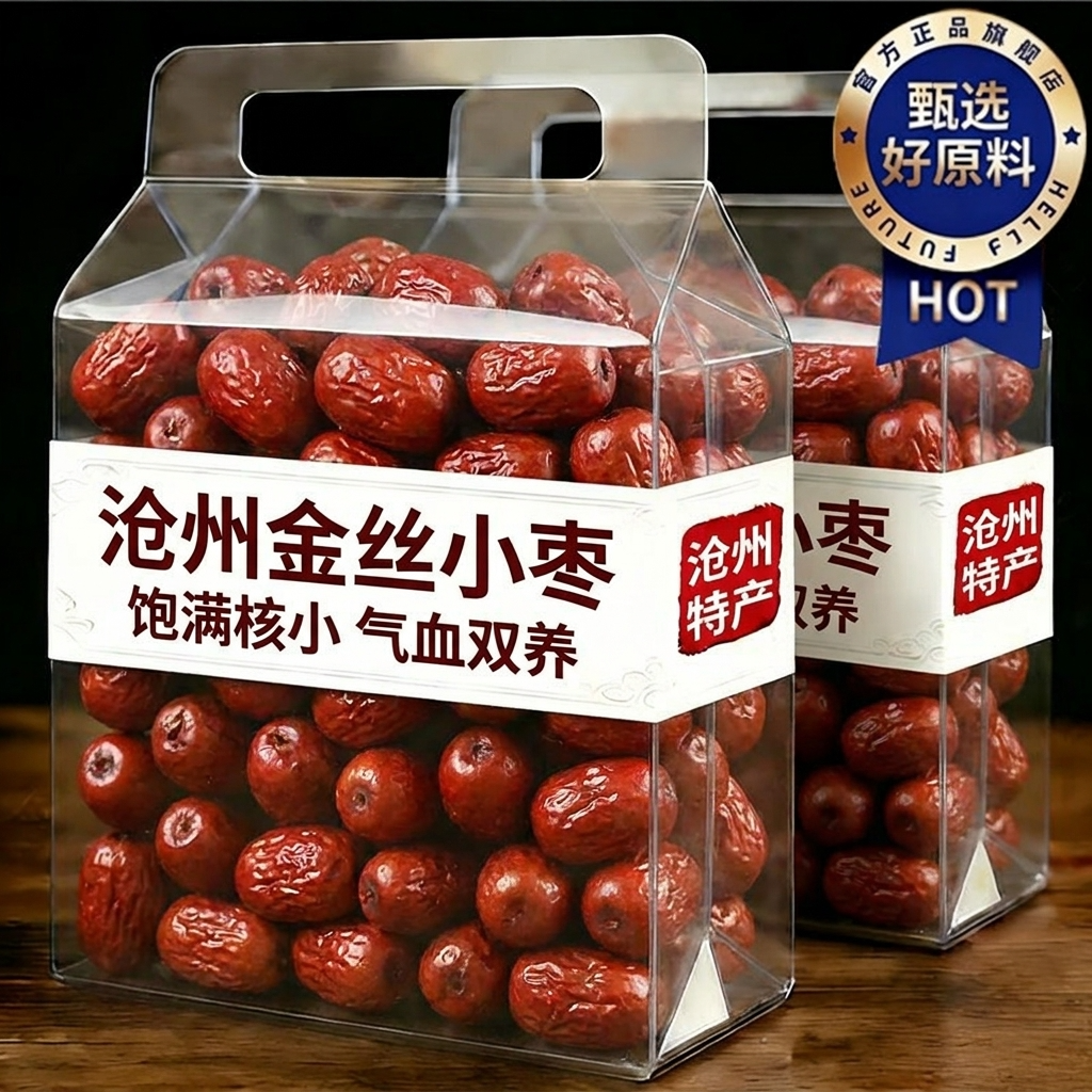 正宗特级沧州金丝小枣官方旗舰店特级特产红枣2026新货优质免洗
