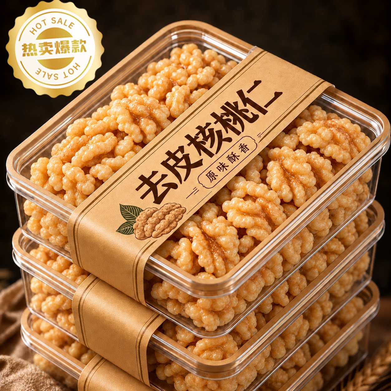 新疆特级去皮核桃仁原味2026新货官方旗舰店正品烘焙零食营养坚果