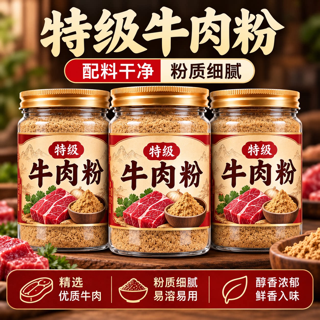 牛肉粉调味料商用官方旗舰店味增鲜韩式炒菜大酱汤火锅调料韩汤底
