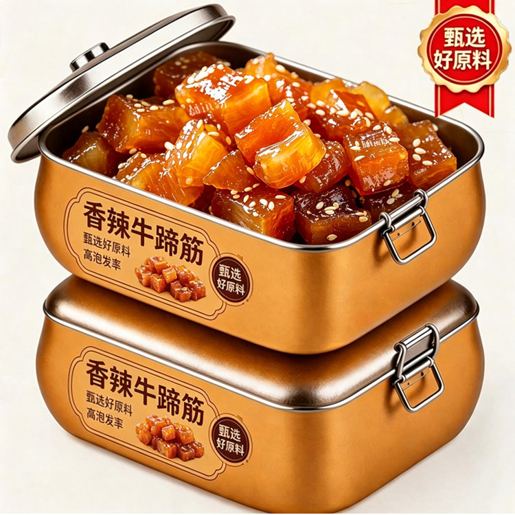 正宗内蒙古香辣牛蹄筋官方旗舰店牛筋牛蹄筋即食熟食独立包装零食