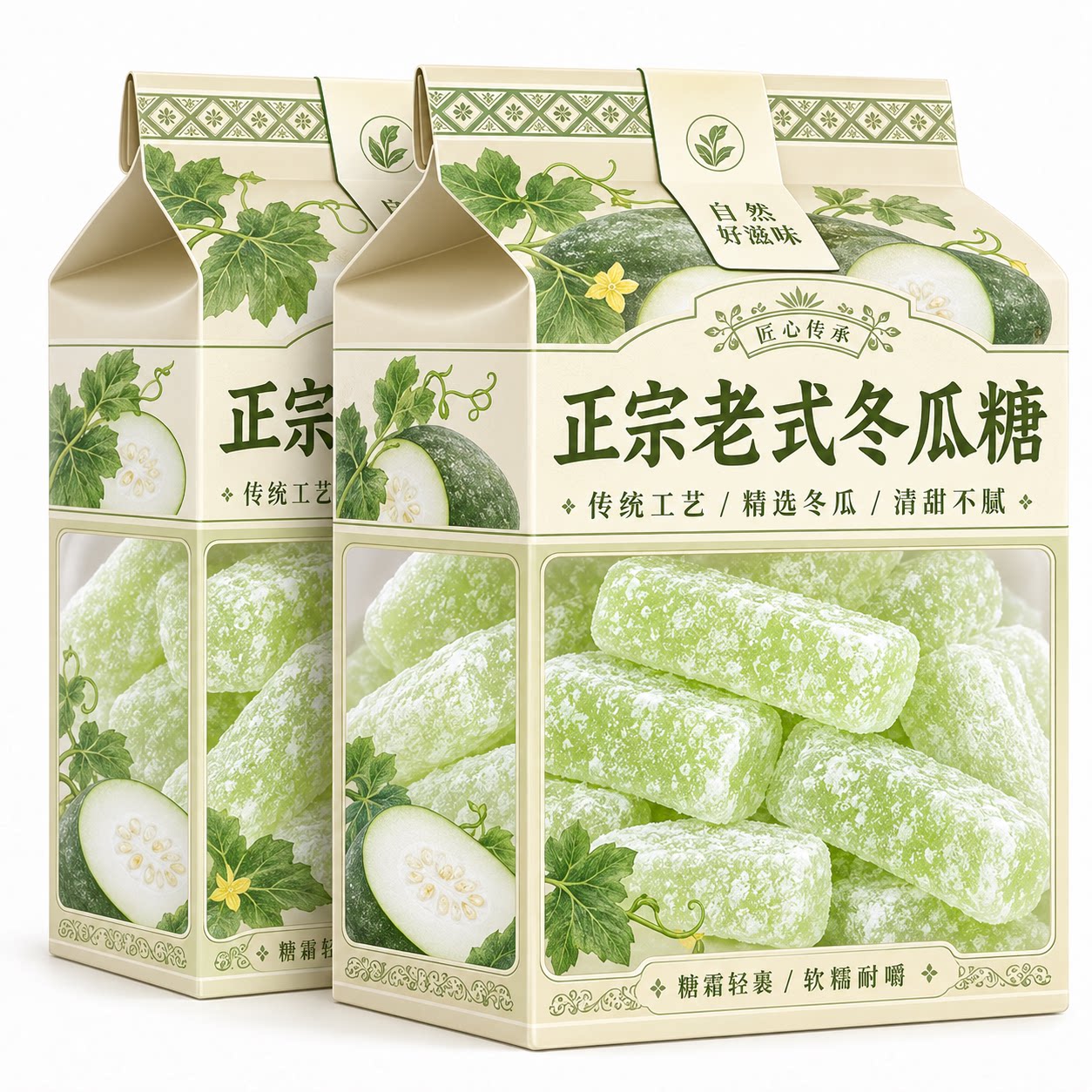 【高品质】正宗老式冬瓜糖官方旗舰店传统怀旧零食蜜饯营养水果干