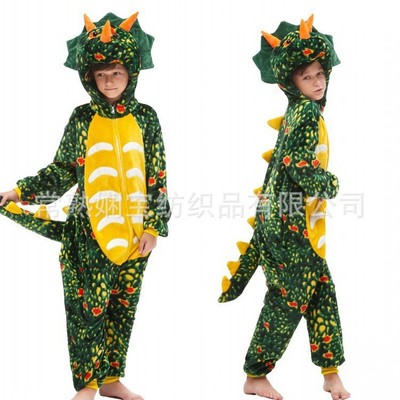 恐龙猫哈士奇亲子睡衣