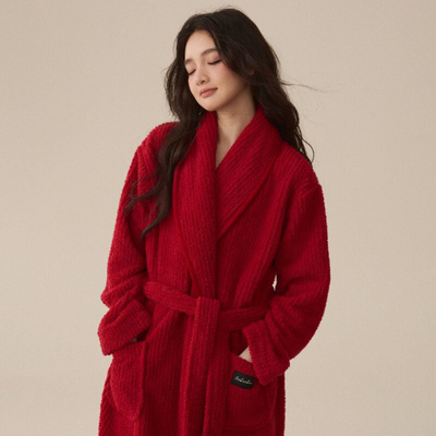 珊瑚绒情侣加厚睡袍12