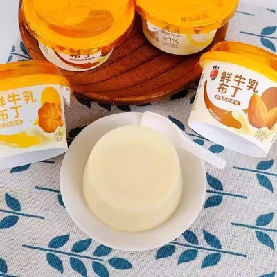 蜡笔小新鲜牛乳布丁果冻大杯85g