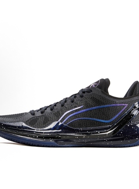 李宁李宁利刃4V2黑曜石低帮男子实战减震篮球鞋