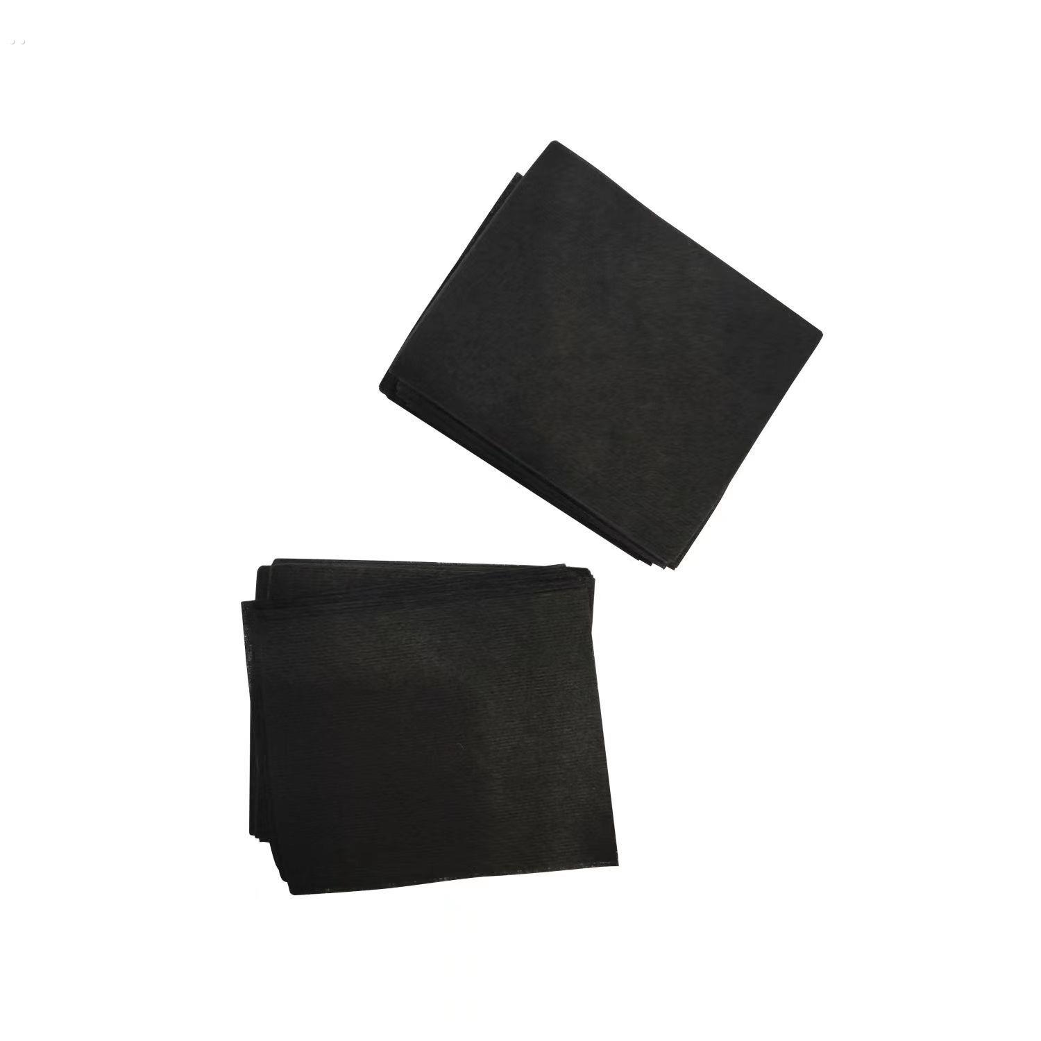 黑炭纤维棉化妆棉竹炭卸妆棉 一次性无纺布黑色湿敷化妆棉片工具