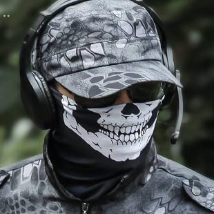 幽灵面罩骷髅面罩幽灵面具使命召唤头套叙利亚drill头套骷髅头巾