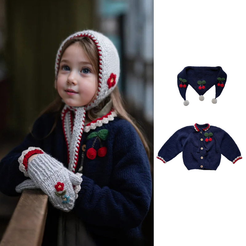 女童可爱针织毛衣2025秋冬新款